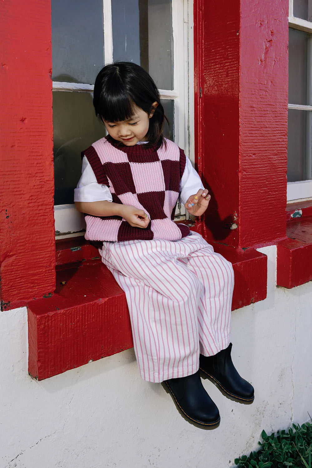 Sunday Siblings - Nonno Vest | Soft Pink