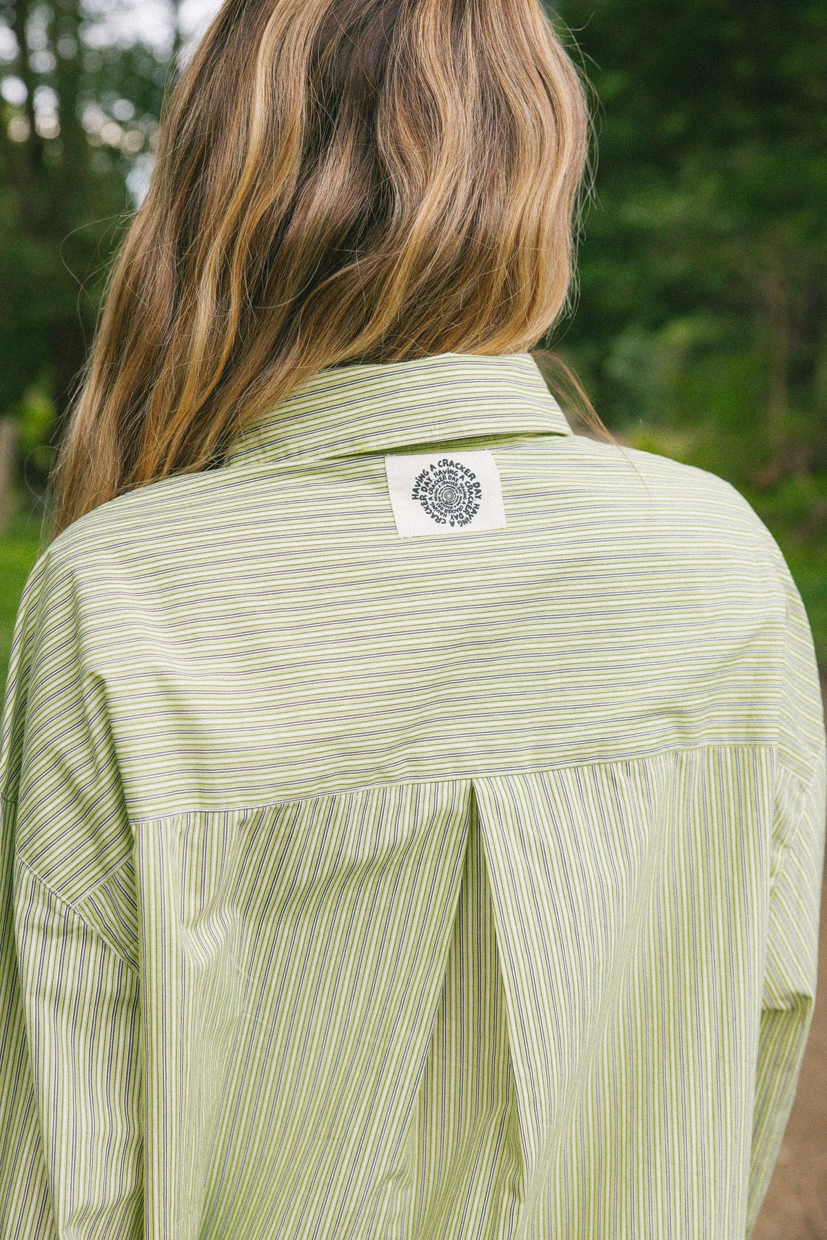 Cracker Day Club - Electric Stripe Shirt - Lime