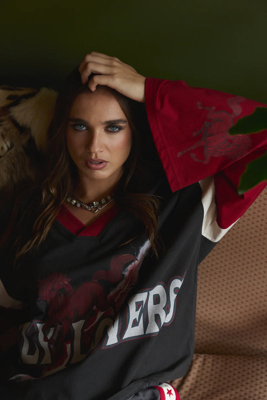 Mustang Boxy Long Sleeve Tee
