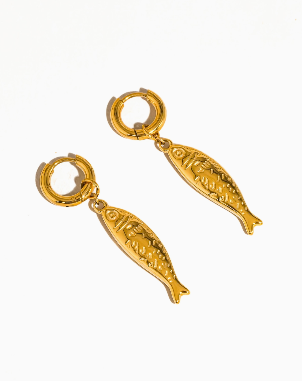 Fish Hoop Earring