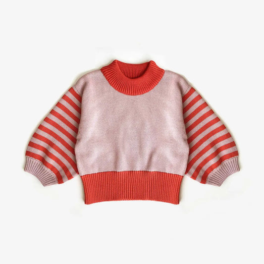 The Rest - Organic Cotton Bubble Sleeve Jumper