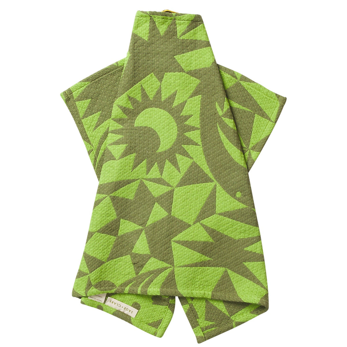 Sage & Clare - Nora Tea Towel - Cactus Green