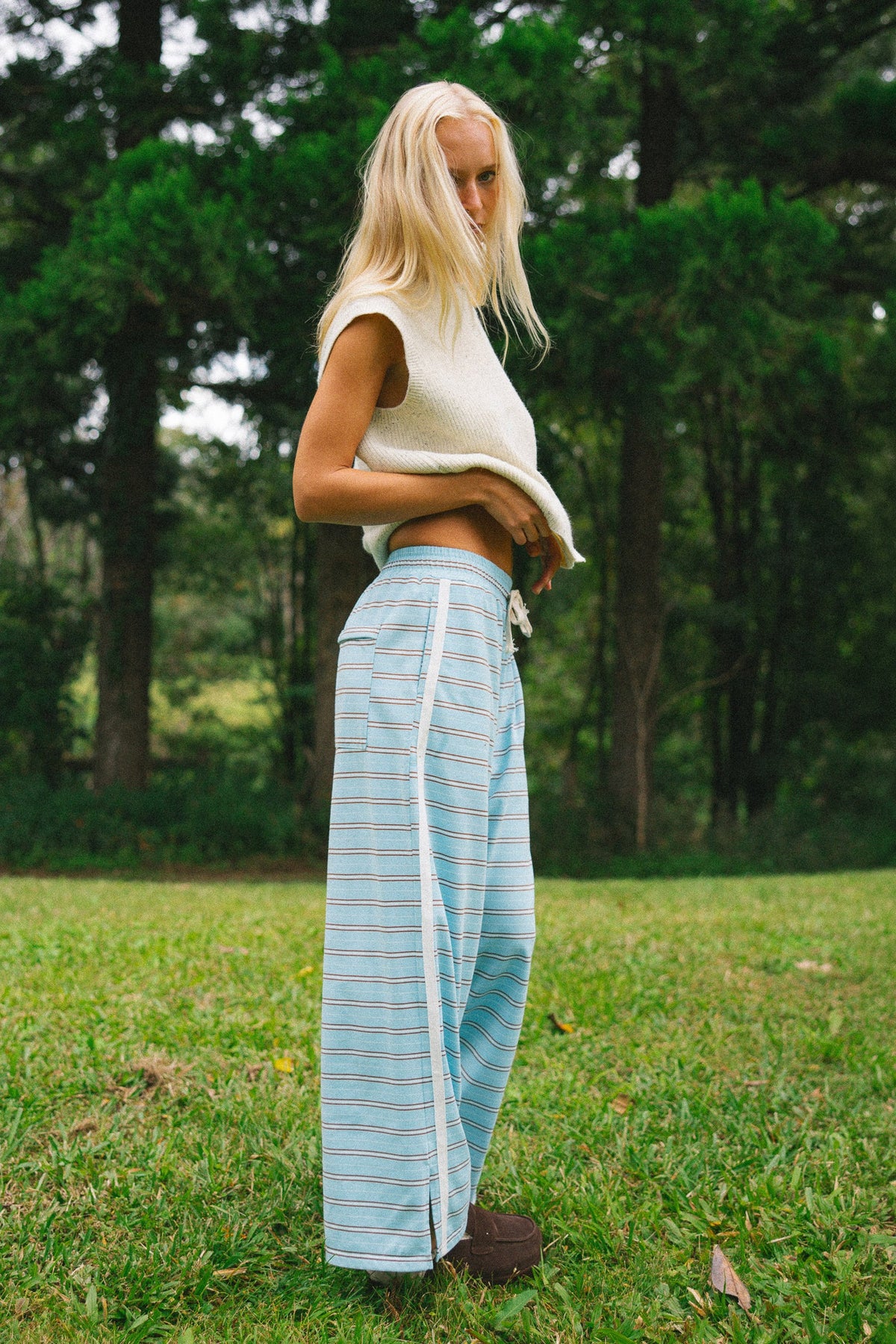 Cracker Day Club - In The Blue Pants - Ocean Stripe