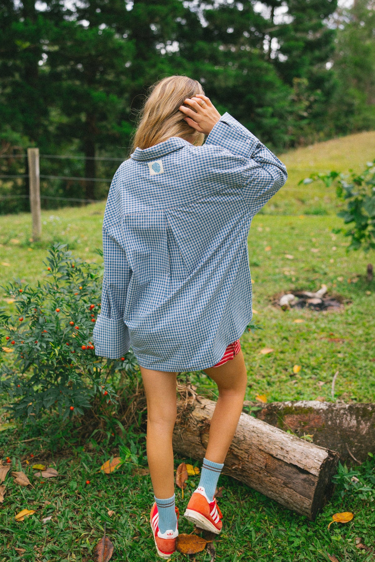 Cracker Day Club - Classic Check Shirt - Cobalt