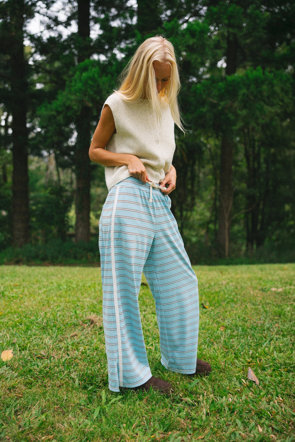 Cracker Day Club - In The Blue Pants - Ocean Stripe