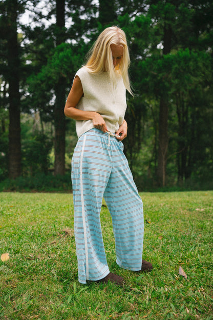 Cracker Day Club - In The Blue Pants - Ocean Stripe