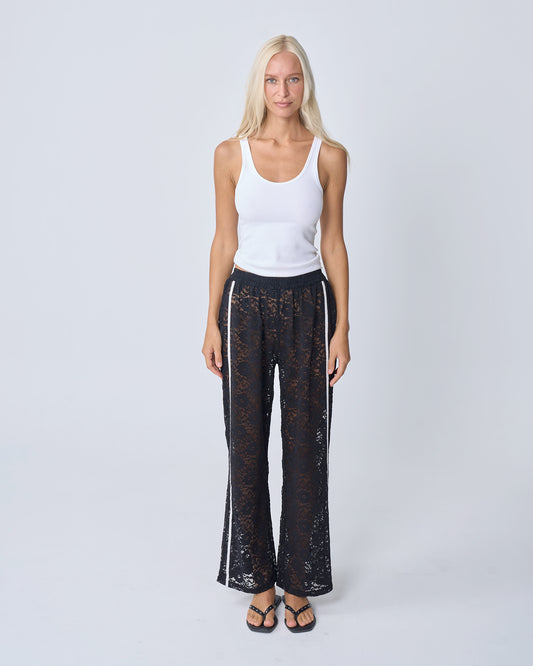 Near the Sea - Racer Pant Black Lace