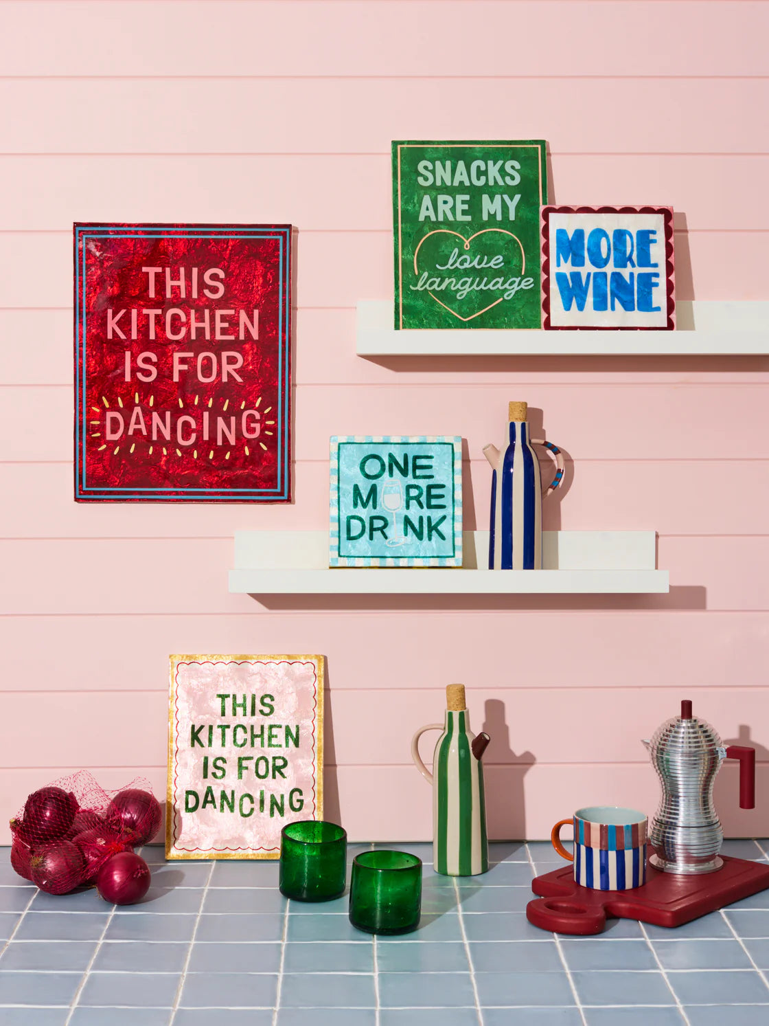 Fun House Kitchen Large Tile