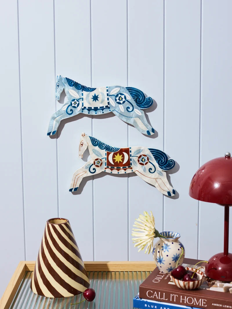Jones & Co - Paloma Wall Art White Horse