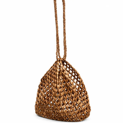 The Capri Beaded Bag - Brown
