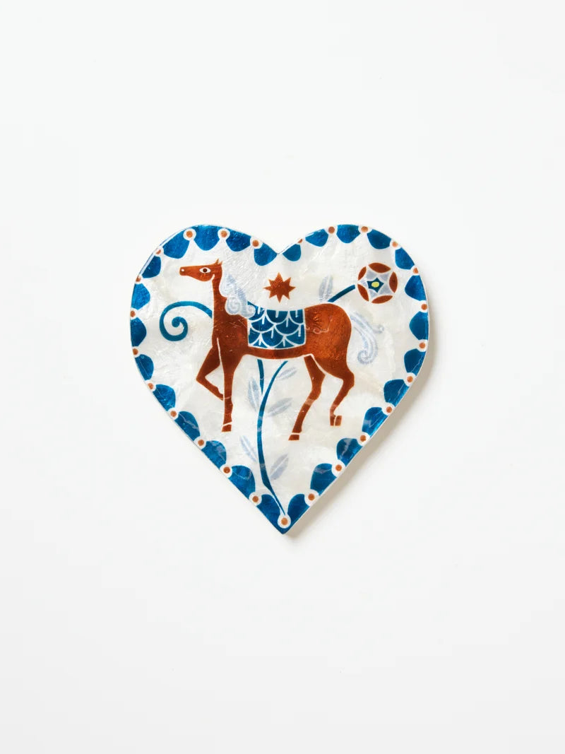 Jones & Co - Paloma White Horse Heart