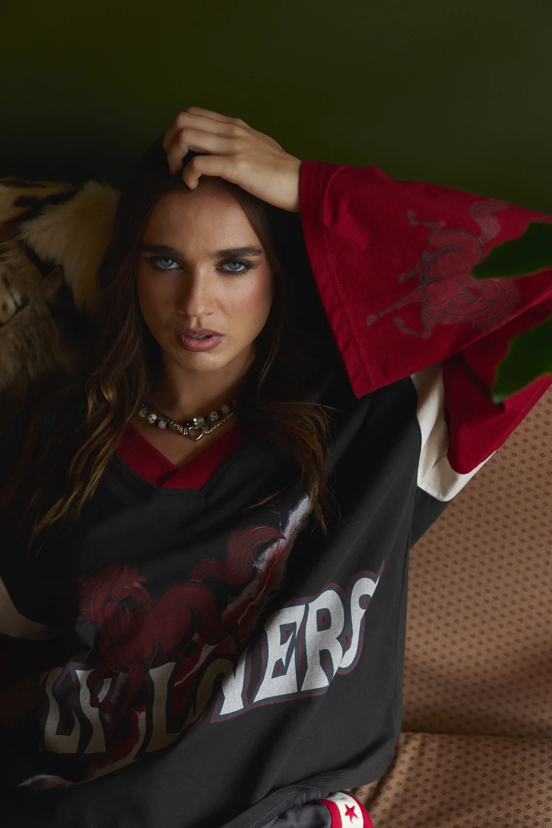 Mustang Boxy Long Sleeve Tee