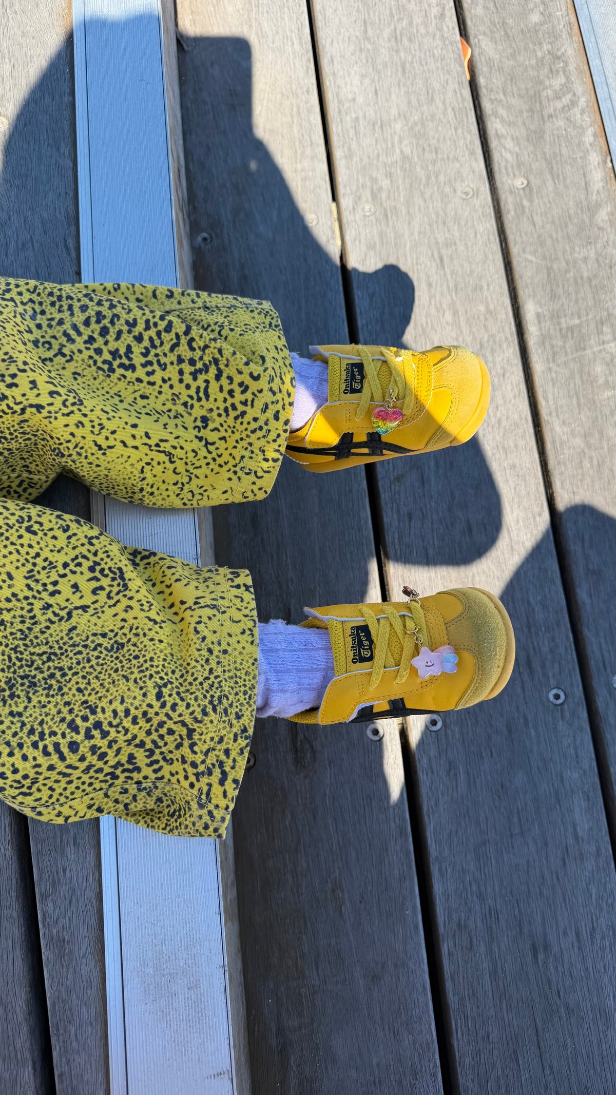 Rory George - Animal Print Jean - 90s Yellow