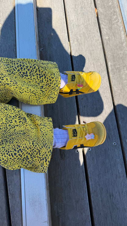 Rory George - Animal Print Jean - 90s Yellow