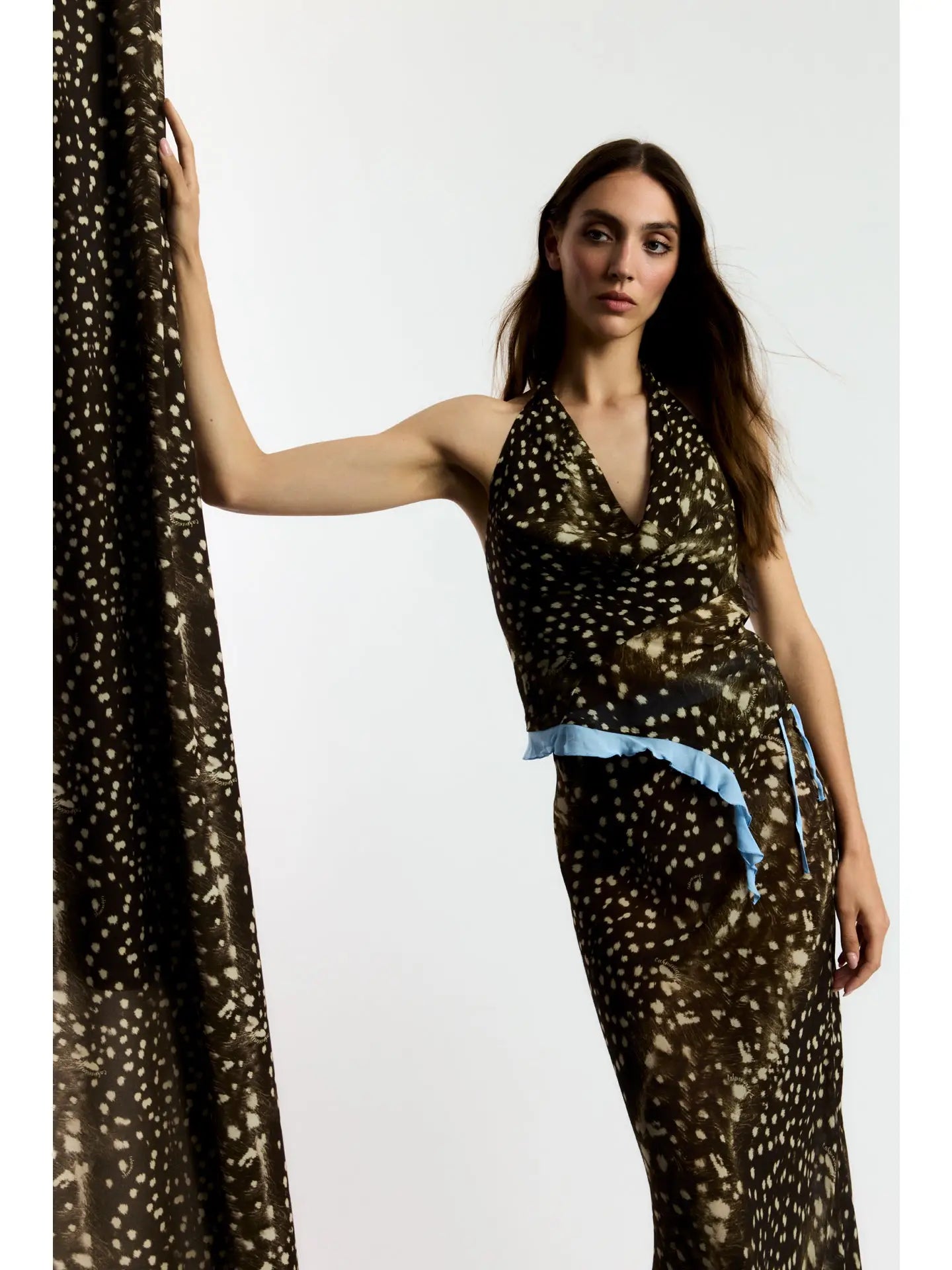 Carmen Says - Ice Noir Animal Print Top