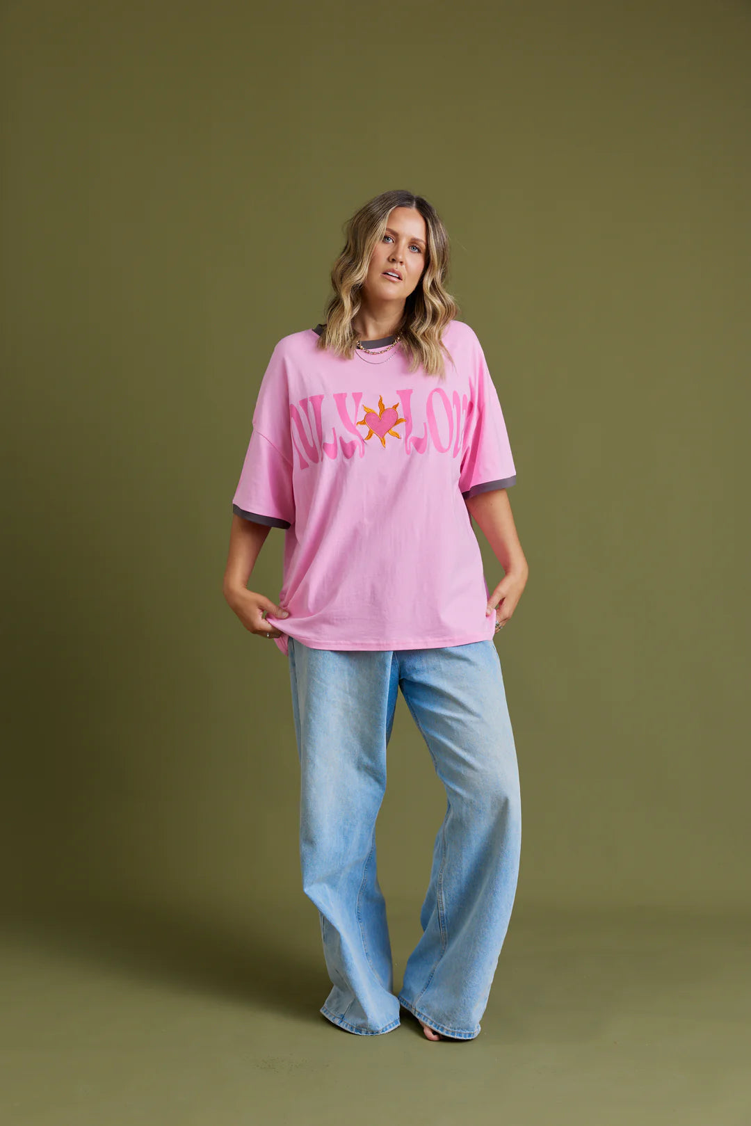 Only Love tee - Pink