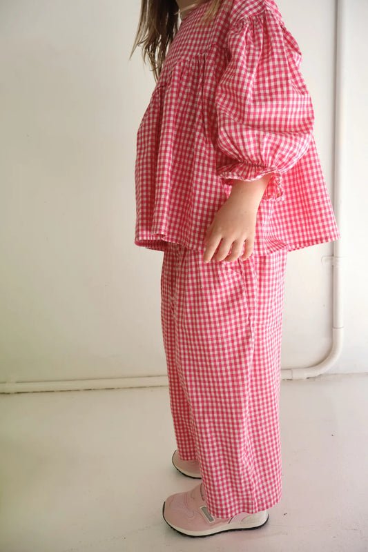 The Daily Pants | Raspberry Gingham