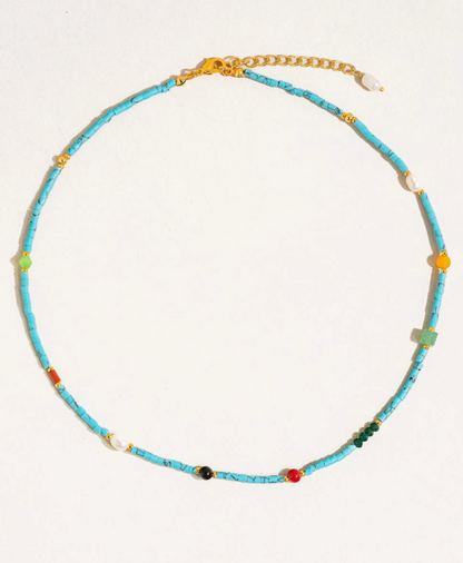 Calise Boho Beaded Necklace
