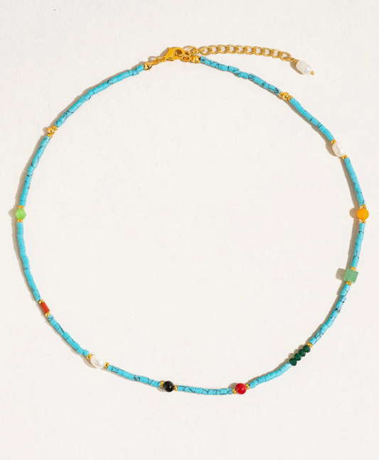 Calise Boho Beaded Necklace