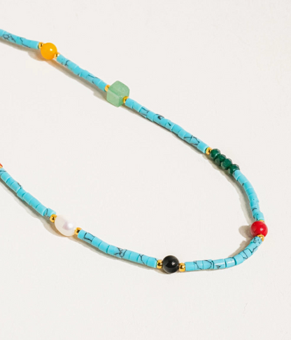 Calise Boho Beaded Necklace