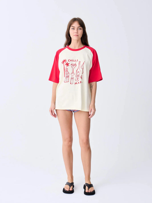 Chilli Marg Raglan Tee
