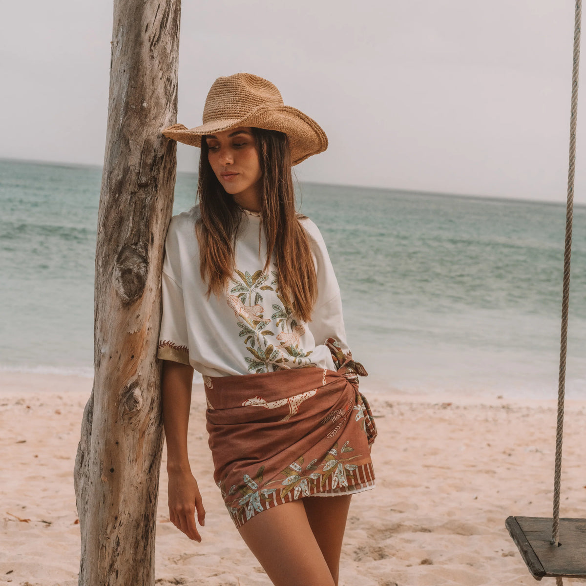 Wandering Folk - Eye of the Jungle Sarong - Hazel