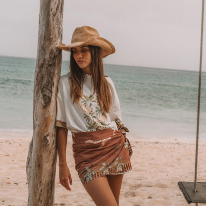 Wandering Folk - Eye of the Jungle Sarong - Hazel