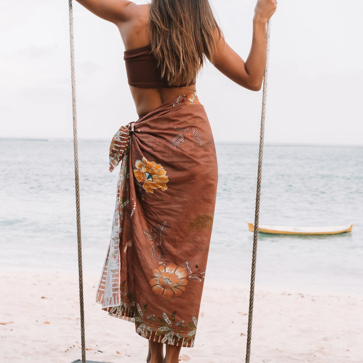 Wandering Folk - Eye of the Jungle Sarong - Hazel