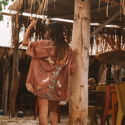 Wandering Folk - Eye of the Jungle Shirt - Hazel