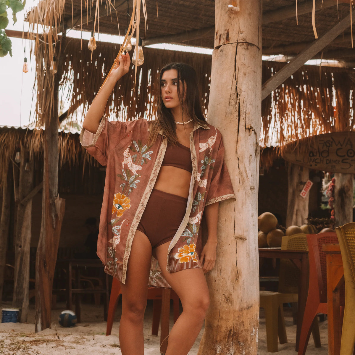 Wandering Folk - Eye of the Jungle Shirt - Hazel
