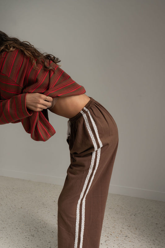 Bobbi Pant | Lace Cacao
