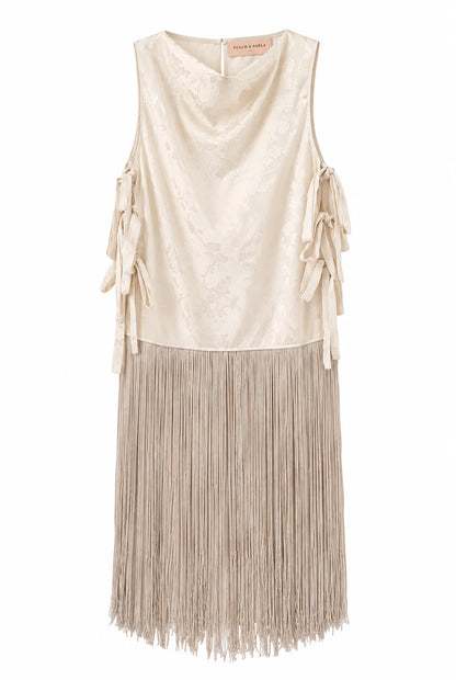 Peach & Parla -  Luna Jacquard Top