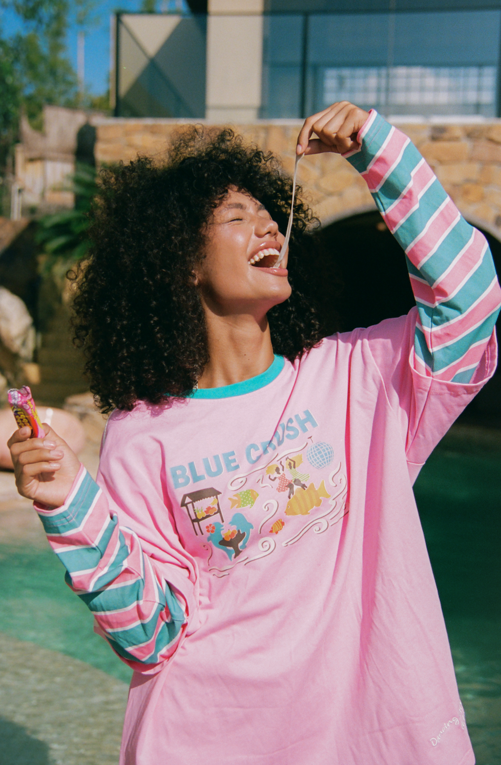 Spicy Dugong Blue Crush LS Blue