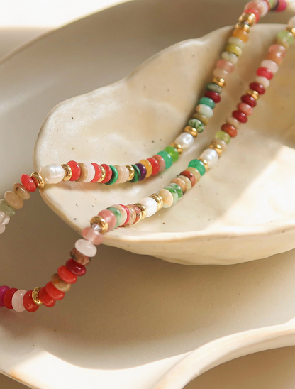 Sunny beaded necklace