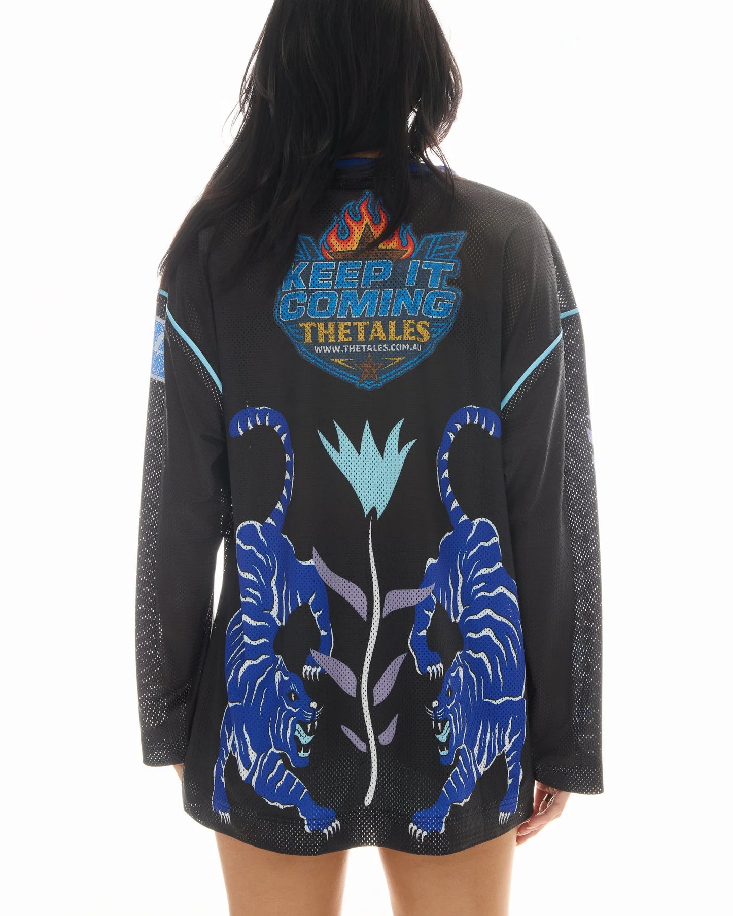 The Tales - Crouching Tiger Long Sleeve Football Jersey