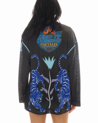 The Tales - Crouching Tiger Long Sleeve Football Jersey