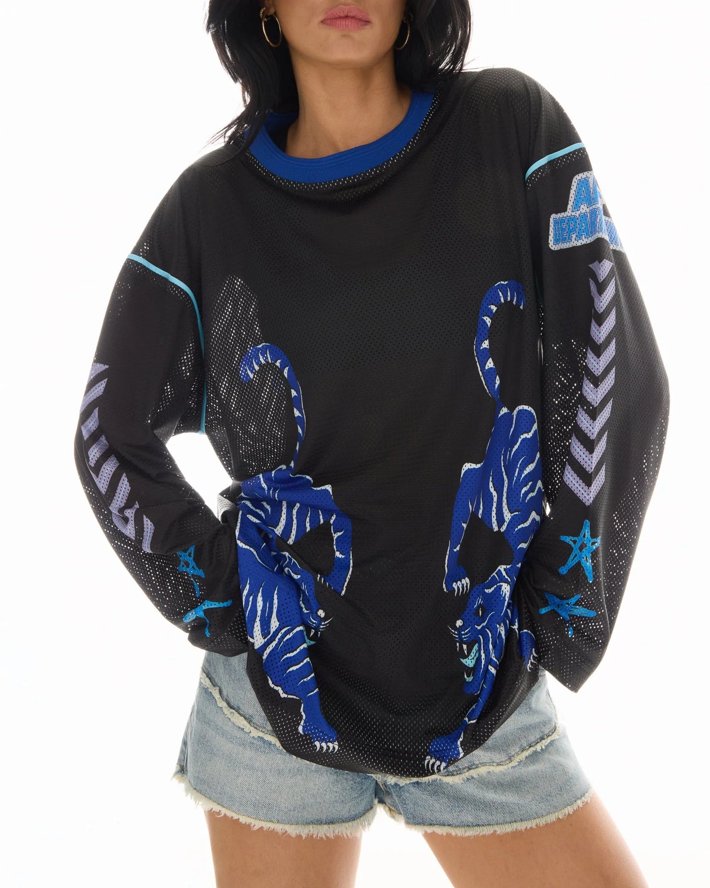 The Tales - Crouching Tiger Long Sleeve Football Jersey