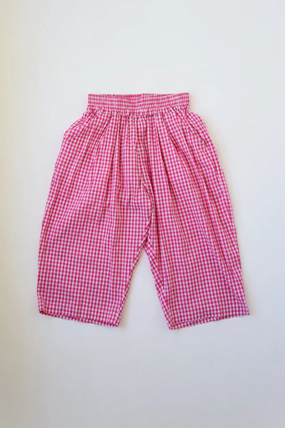 The Daily Pants | Raspberry Gingham
