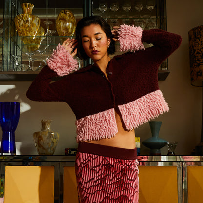 Thalia Cardigan - Rosewood