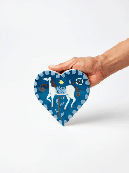 Jones & co - Paloma Heart Blue Horse