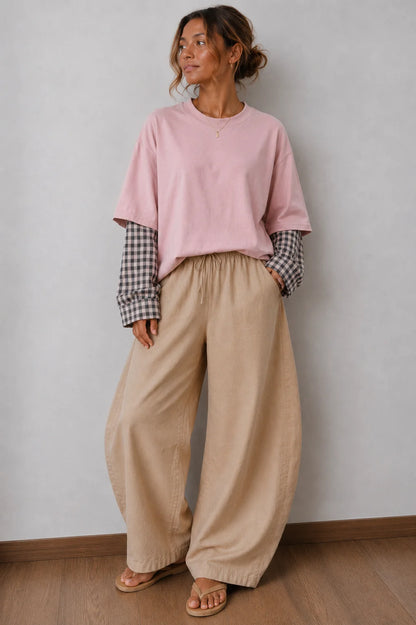 Peach & Parla - Roam Barrel Jeans