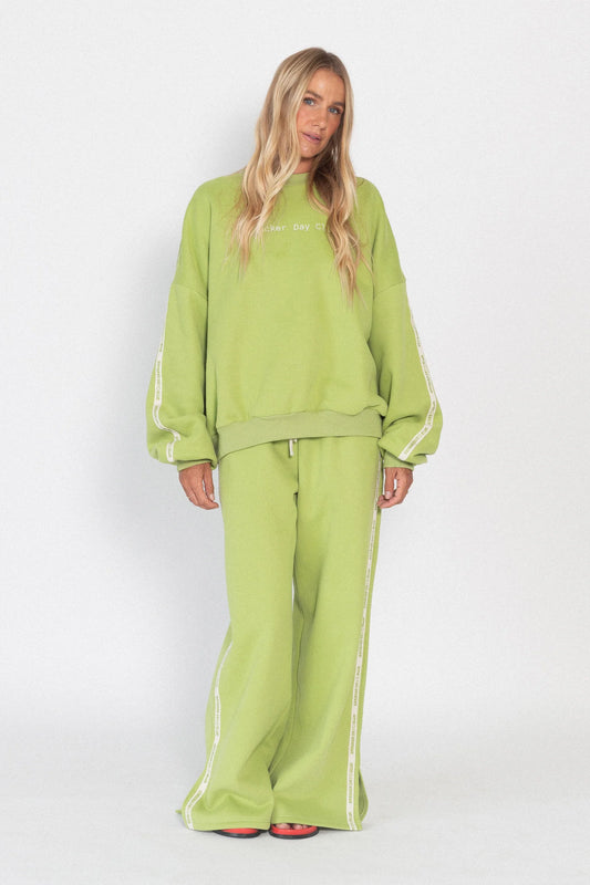 Cloud Racer Sweater - Honeydew