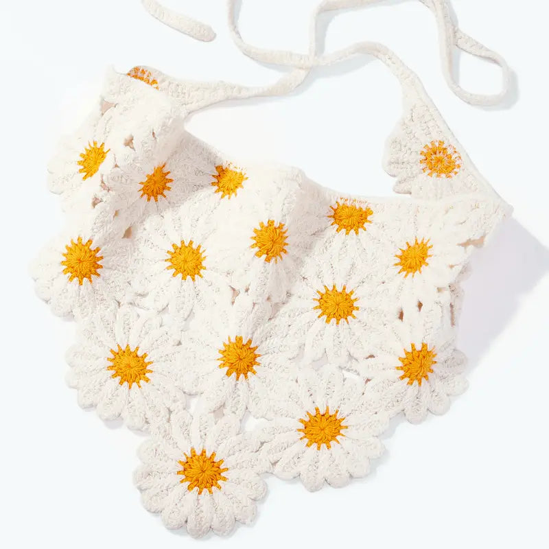 Eline L'atelier - Crochet Flower Bandana