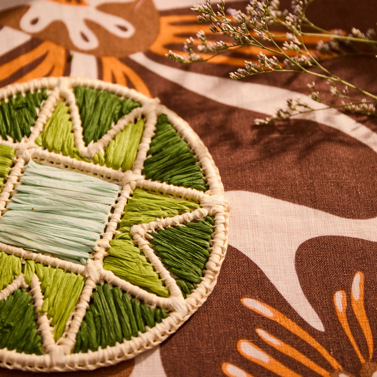 Sage & Clare - Harriet Coaster - Hunter Green