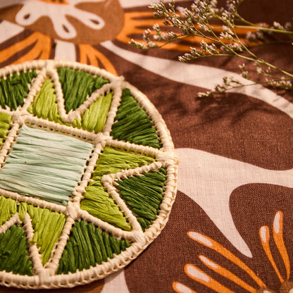 Sage & Clare - Harriet Coaster - Hunter Green
