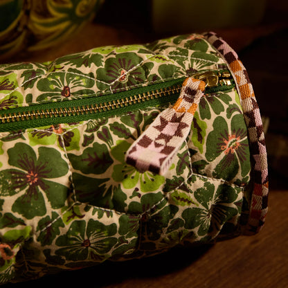 Sage & Clare - Magnolia Makeup Bag - Cactus Green