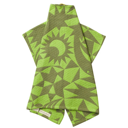 Sage & Clare - Nora Tea Towel - Cactus Green
