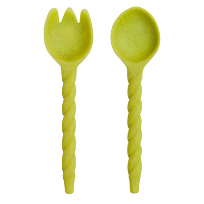 Sage & Clare - Rose Salad Servers - Anise