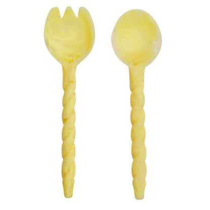 Sage & Clare - Rose Salad Servers - Aspen Gold