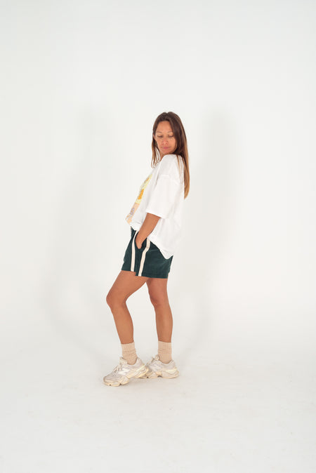 Atmosea - Terry Towelling Shorts – Forest Green